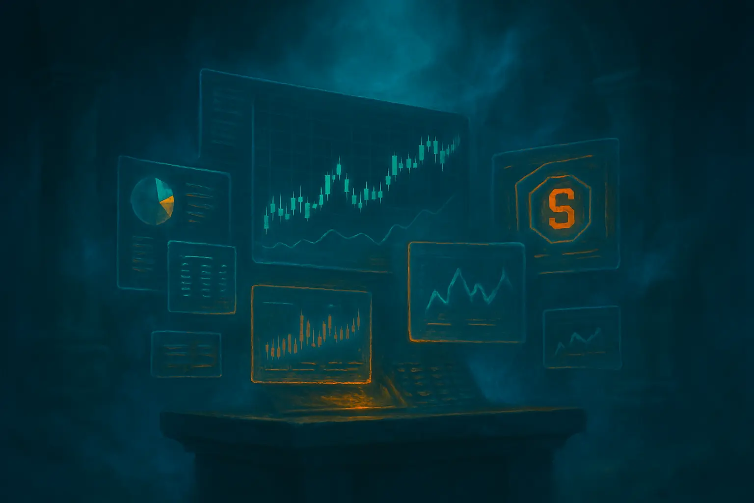 dashboard showing tools for tracking and analyzing gaming tokens