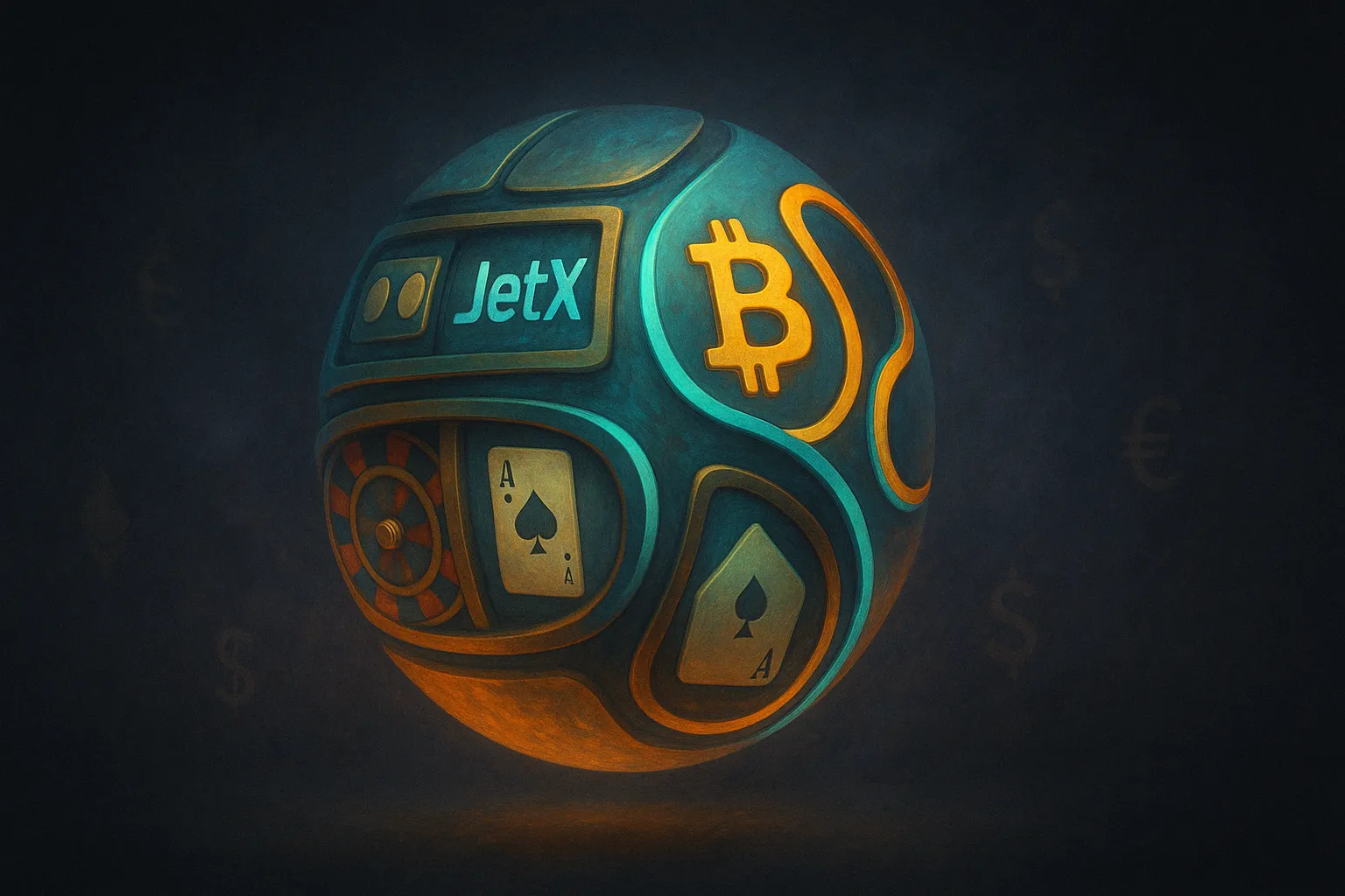 collection of crypto games including crash, slots and web3 titles