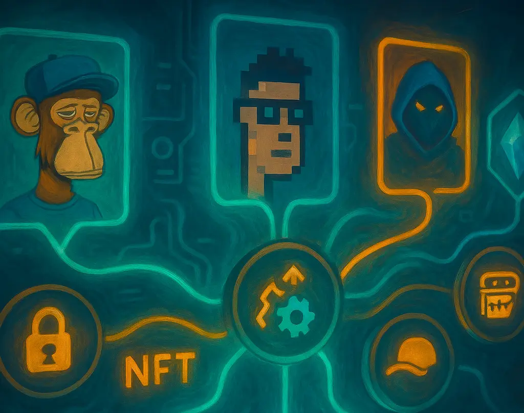 token utility diagram for GameFi platforms and NFT ecosystems